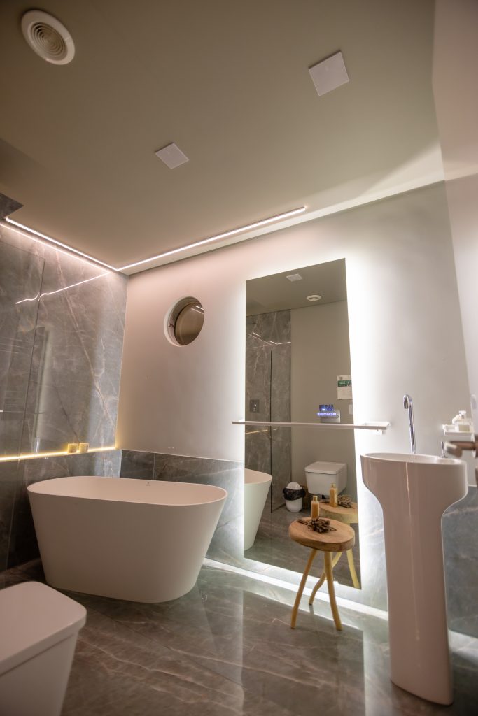 caixa de som para banheiro