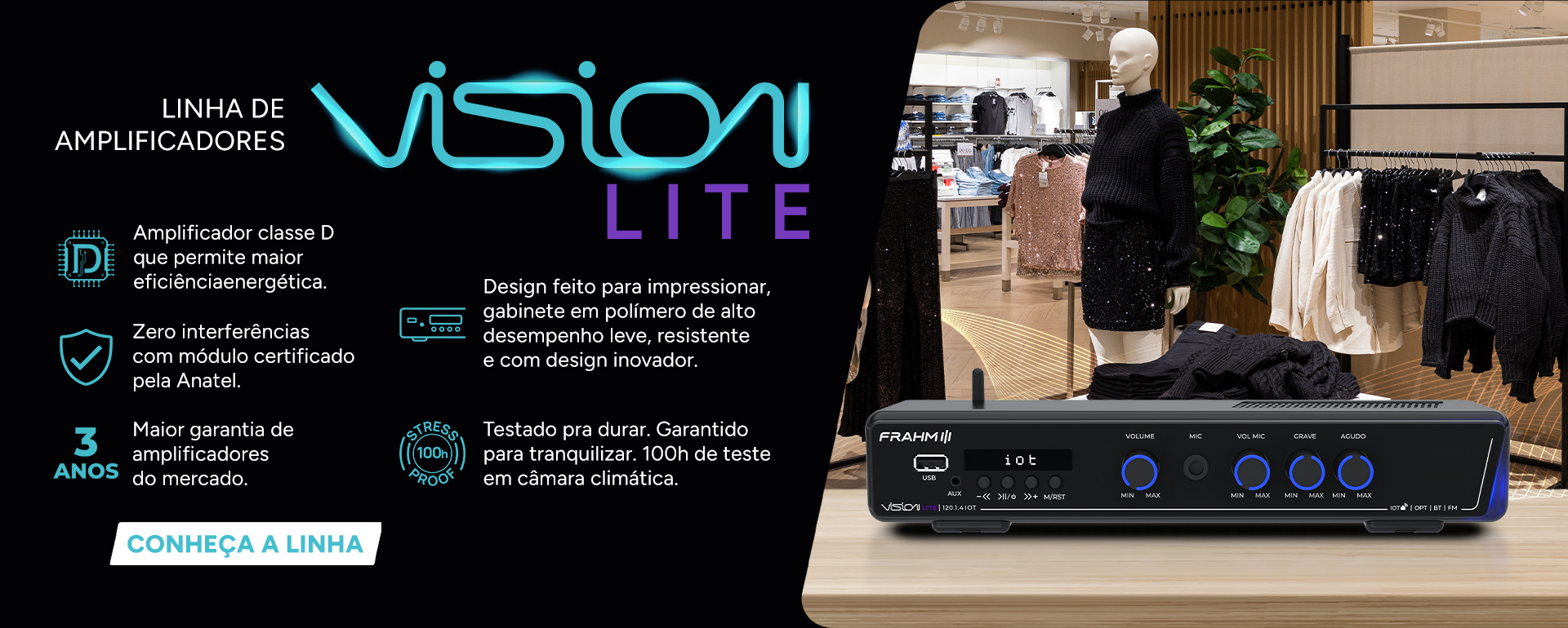 Banner Diferenciais Linha Vision Lite